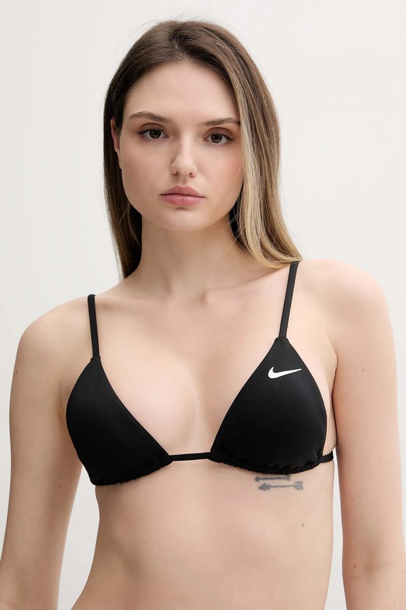 Nike sutien de baie usor rigidizat negru NESSF239
