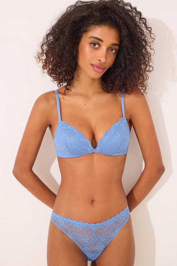 Odzież women'secret stringi 4989308 niebieski