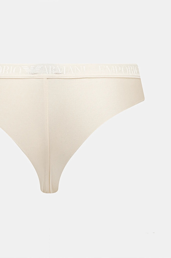 Oblečenie Nohavičky Emporio Armani Underwear 2-pak EW000404.AF10891 béžová
