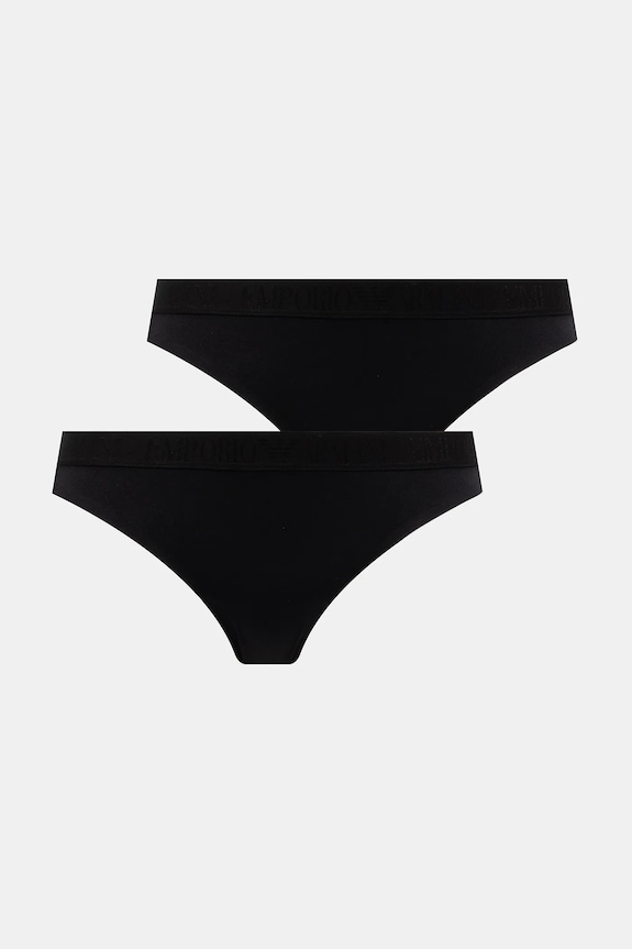 Kalhotky Emporio Armani Underwear 2-pack kalhotky černá EW000404.AF10891