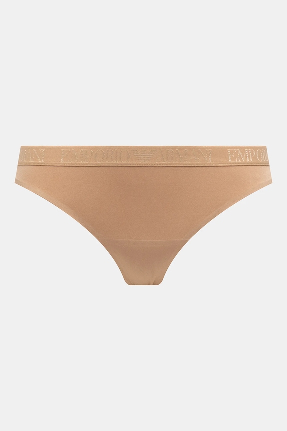 Emporio Armani Underwear stringi 2-pack EW000402.AF10891 beżowy AW25