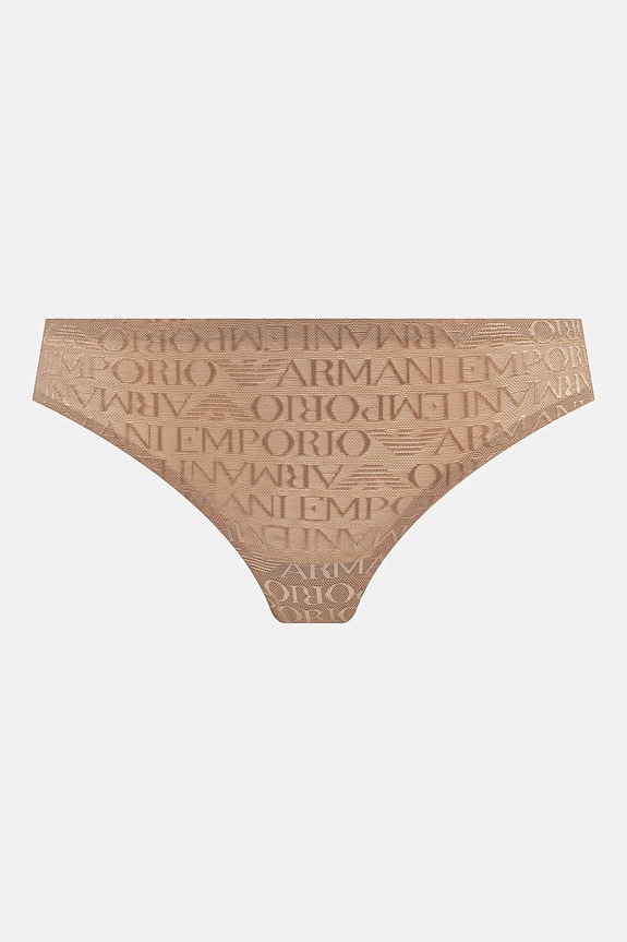 Kalhotky brazilky Emporio Armani Underwear 2-pack EW000402.AF10880 béžová SS25