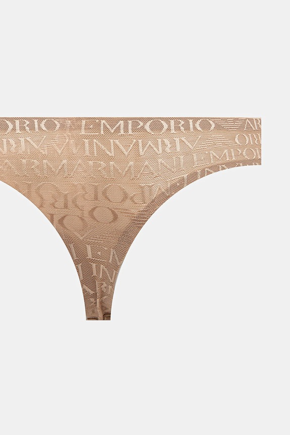 Oblečení Kalhotky brazilky Emporio Armani Underwear 2-pack EW000402.AF10880 béžová