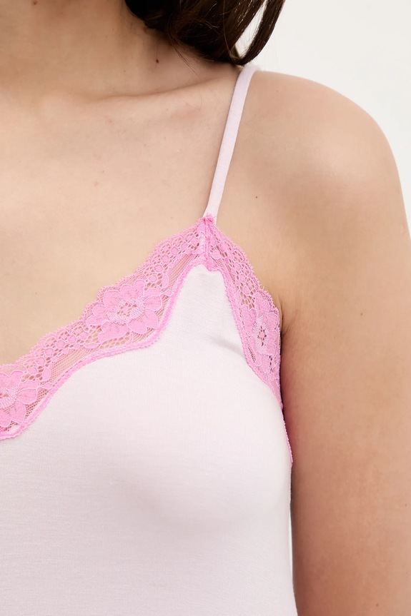 Top πιτζάμας United Colors of Benetton ροζ 3Z123H00J