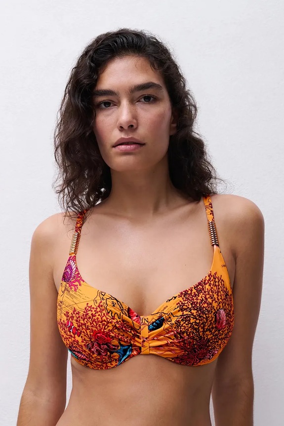 Chantelle sutien de baie ICON C16VM0 portocaliu