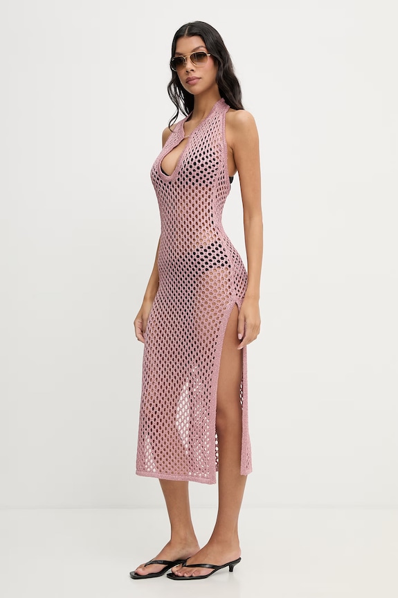 Chantelle plážové šaty dámske METALLIC C22RW0 ružová SS26