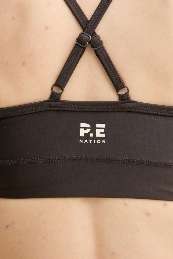 P.E Nation biustonosz sportowy Paramount 252C040 brązowy