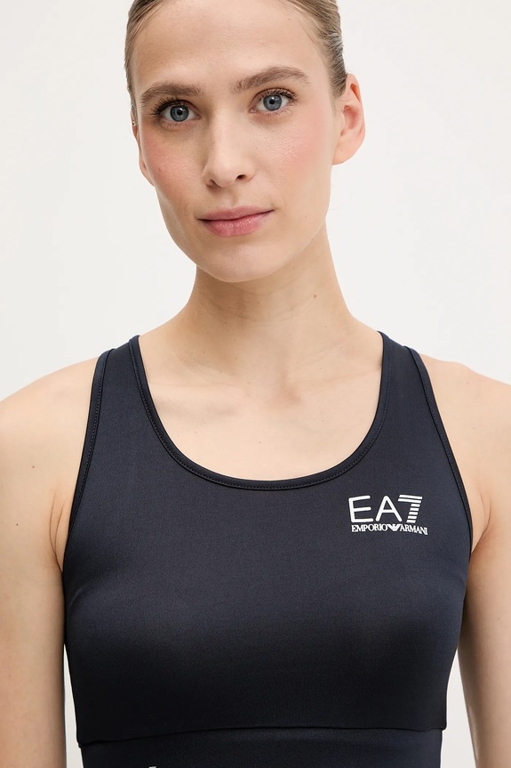 Športová podprsenka EA7 Emporio Armani tmavomodrá 8NTH55.TJGBZ