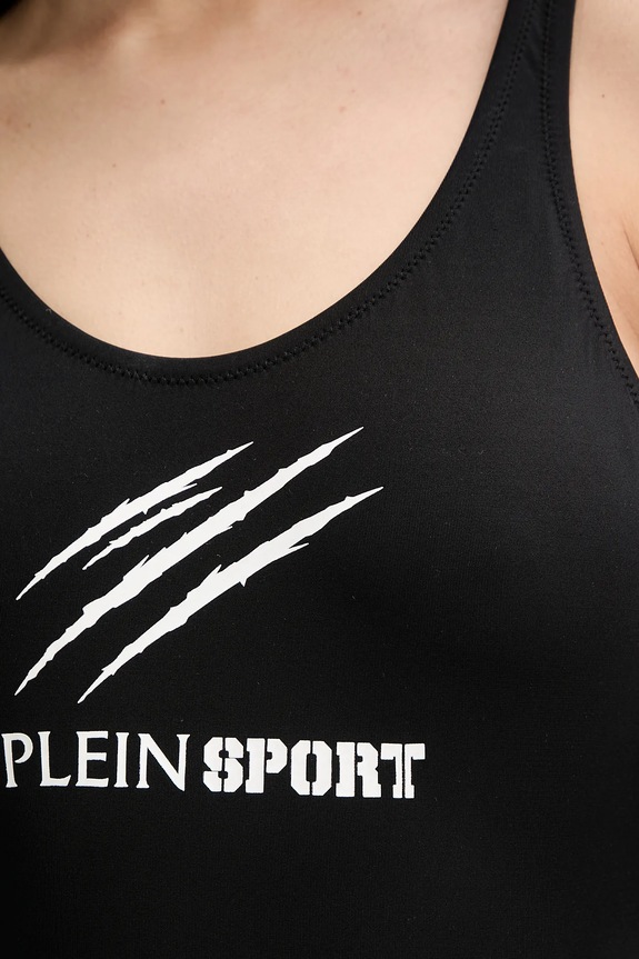 PLEIN SPORT jednoczęściowy strój kąpielowy czarny PS25WOP01