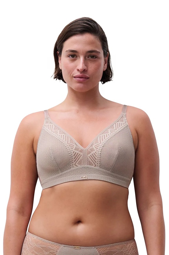 Chantelle biustonosz dzianina szary C13XP0
