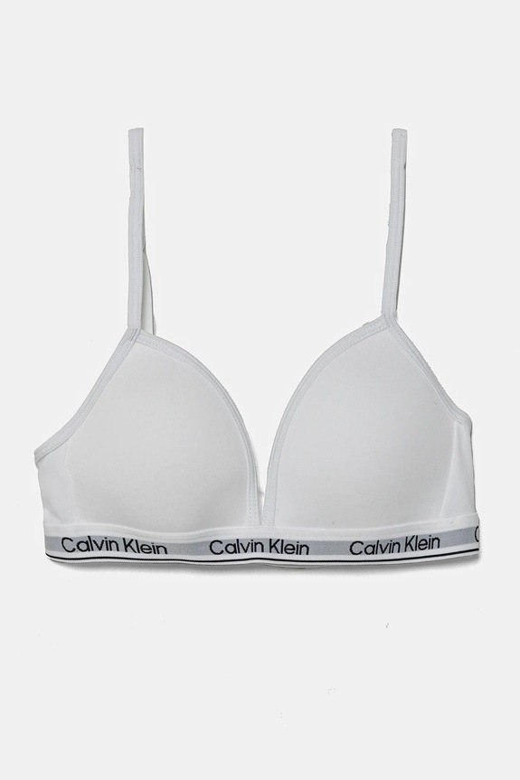 Calvin Klein Underwear biustonosz dziecięcy drobny wzór biały G80G800736.PPYA