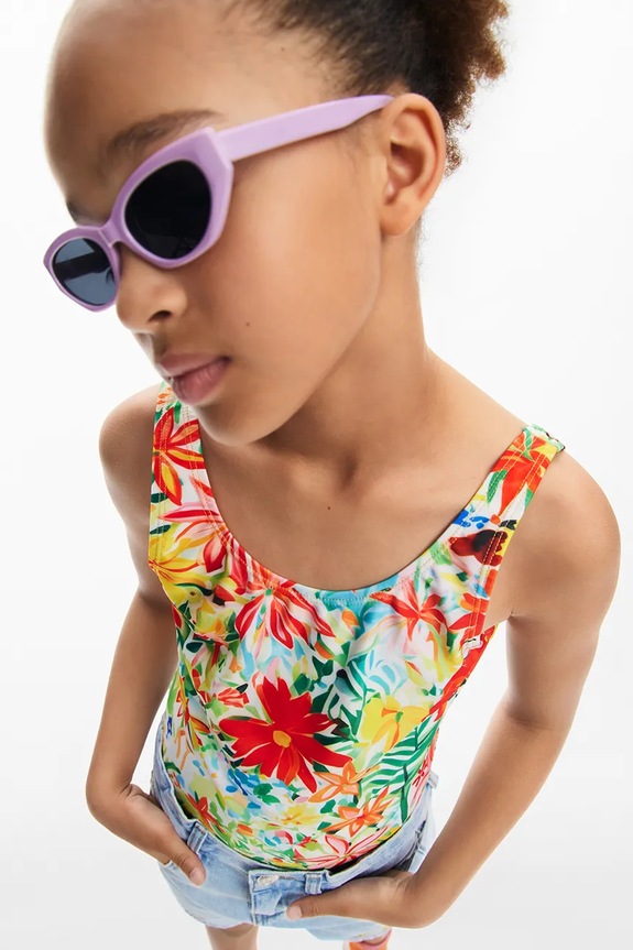 Desigual costum de baie dintr-o bucată pentru copii 25SGMK03 rosu
