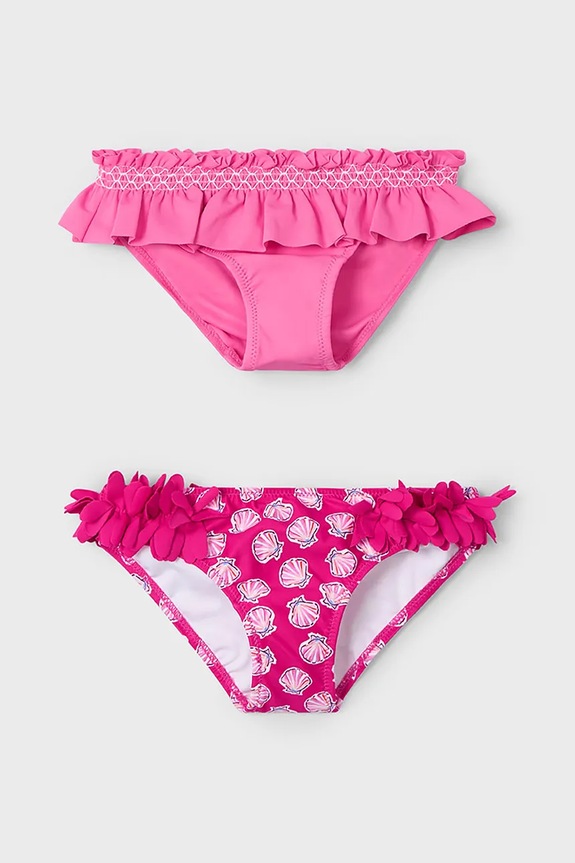 Otroške kopalke spodnji del Mayoral 2-pack Vzorčasti roza 3689.6N.Mini.PPYA