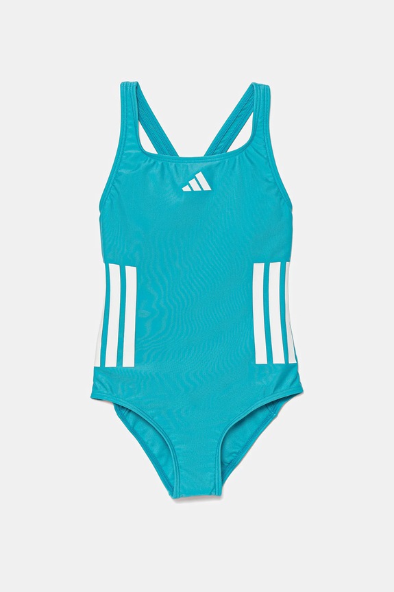 Jednodílné dětské plavky adidas Performance měkké tyrkysová JN6587