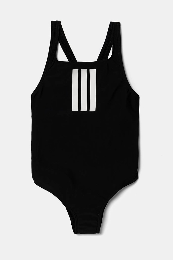 Jednodielne detské plavky adidas Performance bez kostíc čierna JE2404