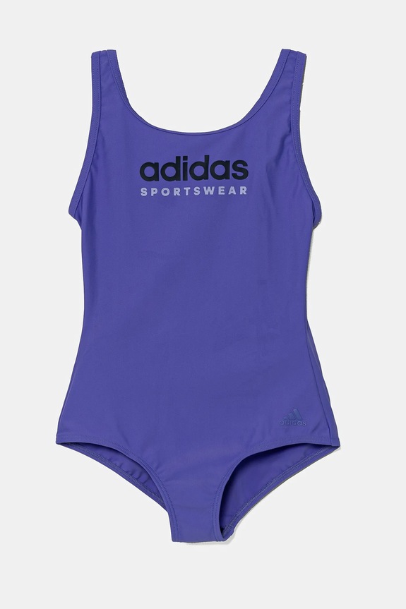 adidas Performance jednoczęściowy strój kąpielowy dziecięcy miękka fioletowy JH1035