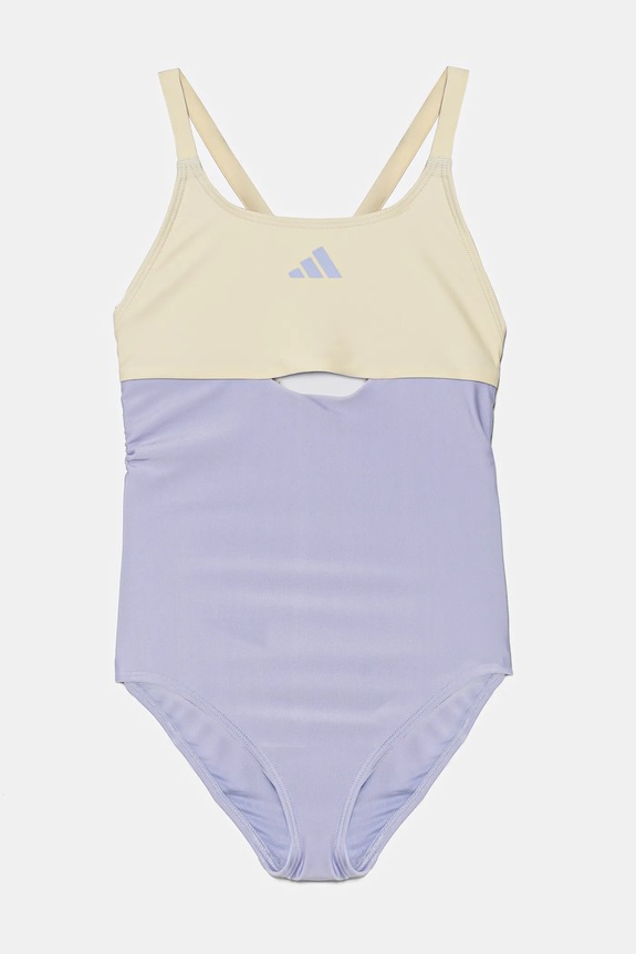 Ολόσωμο παιδικό μαγιό adidas Performance μαλακό μωβ JG3546