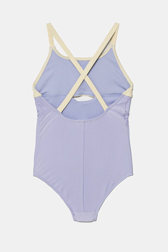 Ολόσωμο παιδικό μαγιό adidas Performance JG3546 μωβ SS25