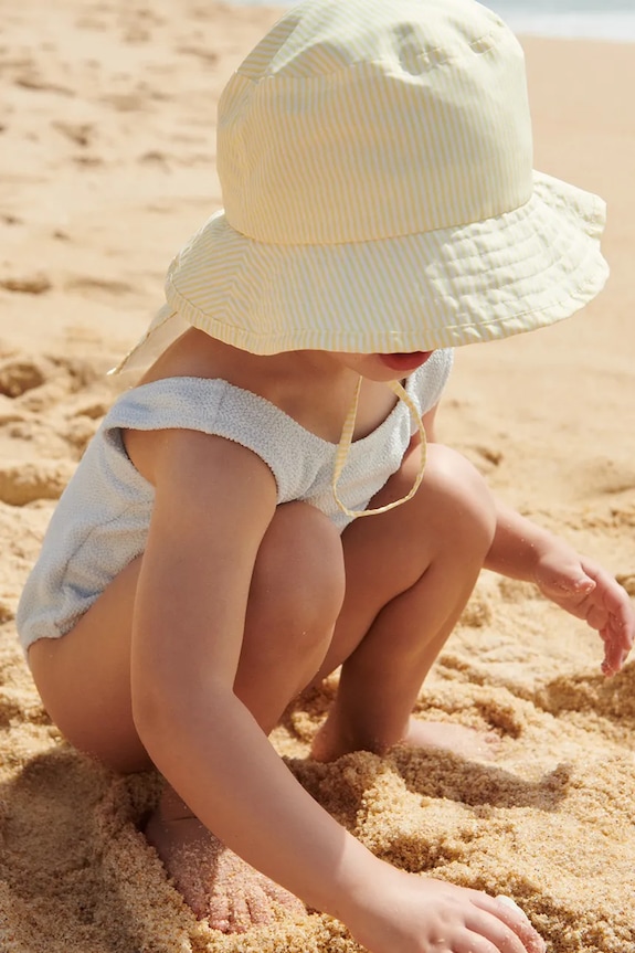 Jednodielne detské plavky Liewood Bianco Swimsuit modrá LW19671