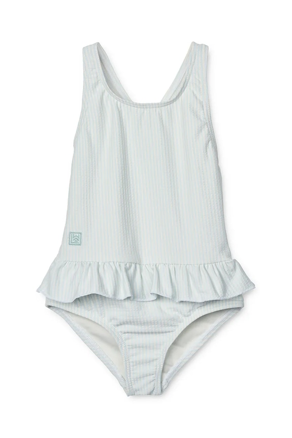 Jednodielne detské plavky Liewood Amara Stripe Swimsuit LW19982 modrá SS25