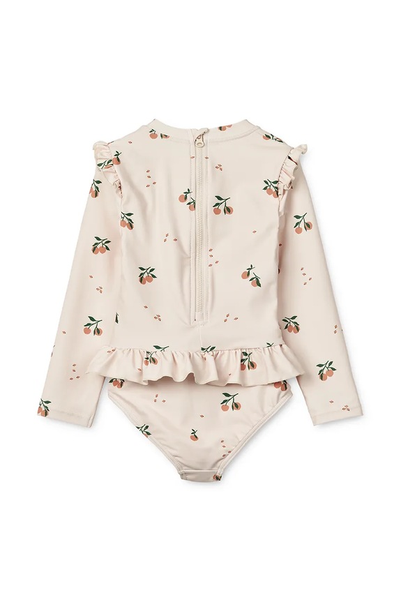 Jednodielne detské plavky Liewood Sille Printed Swimsuit LW19987 béžová SS25