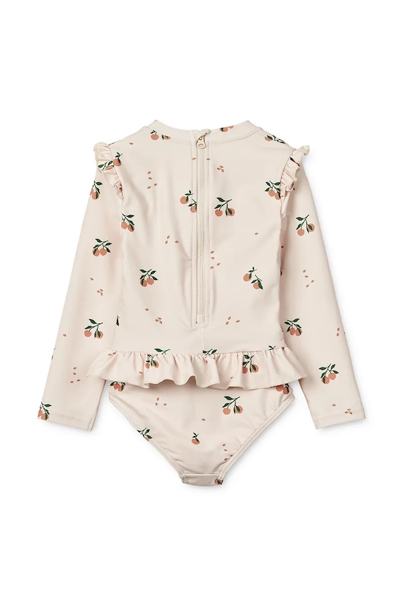 Jednodielne detské plavky Liewood Sille Printed Swimsuit LW19987 béžová SS25