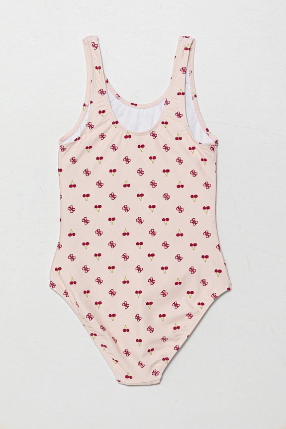 Guess costum de baie dintr-o bucată pentru copii J5GZ47.MC052.PPYA bej SS25
