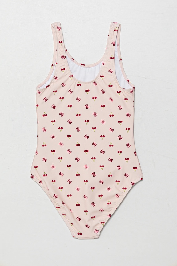 Guess costum de baie dintr-o bucată pentru copii J5GZ47.MC052.PPYA bej SS25