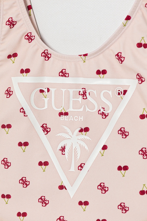 Fete Guess costum de baie dintr-o bucată pentru copii J5GZ47.MC052.PPYA bej