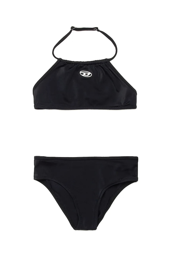Diesel dwuczęściowy strój kąpielowy dziecięcy MLEAX SWIMSUIT komplet czarny J02299
