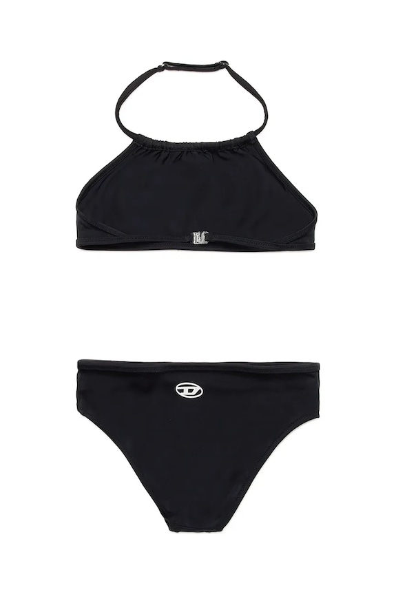 Diesel dwuczęściowy strój kąpielowy dziecięcy MLEAX SWIMSUIT J02299 czarny SS25