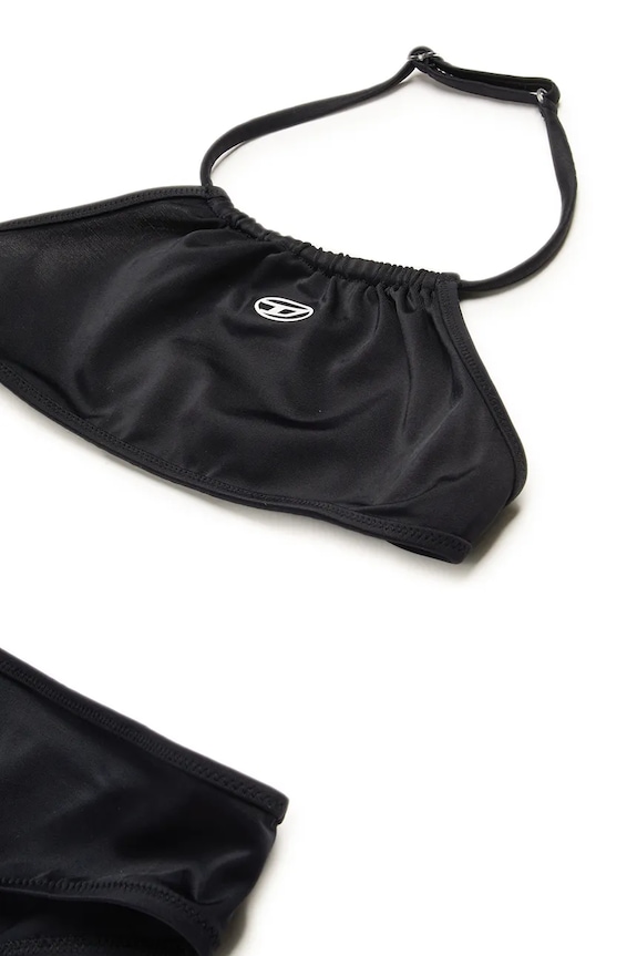 Dziewczynka Diesel dwuczęściowy strój kąpielowy dziecięcy MLEAX SWIMSUIT J02299 czarny