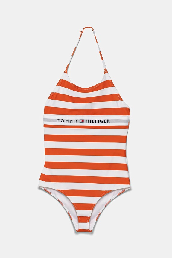 Tommy Hilfiger egyrészes gyerek fürdőruha melltartó merevítő nélkül narancssárga UG0UG00790.PPYA