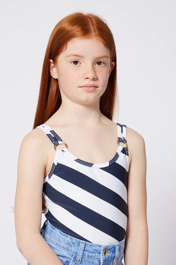 Michael Kors costume intero bambino/a morbida blu navy R30299.156