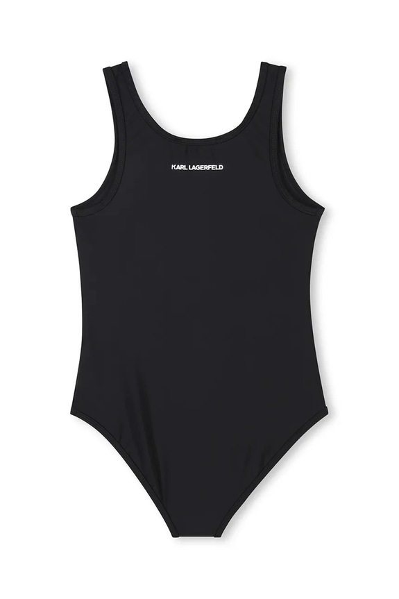Karl Lagerfeld jednoczęściowy strój kąpielowy dziecięcy Z30444.156.162 czarny SS25