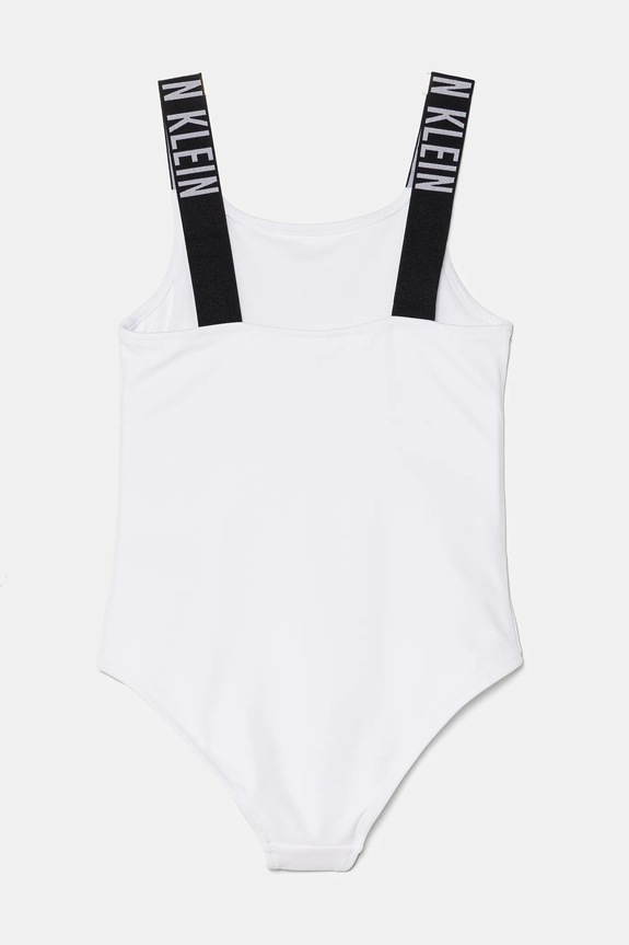 Calvin Klein Jeans costum de baie dintr-o bucată pentru copii KY0KY00098.PPYA alb SS25