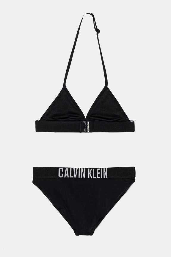 Calvin Klein Jeans costum de baie pentru copii din două piese KY0KY00090.PPYA negru SS25