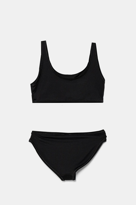 Calvin Klein Jeans dwuczęściowy strój kąpielowy KY0KY00093.PPYA czarny SS25