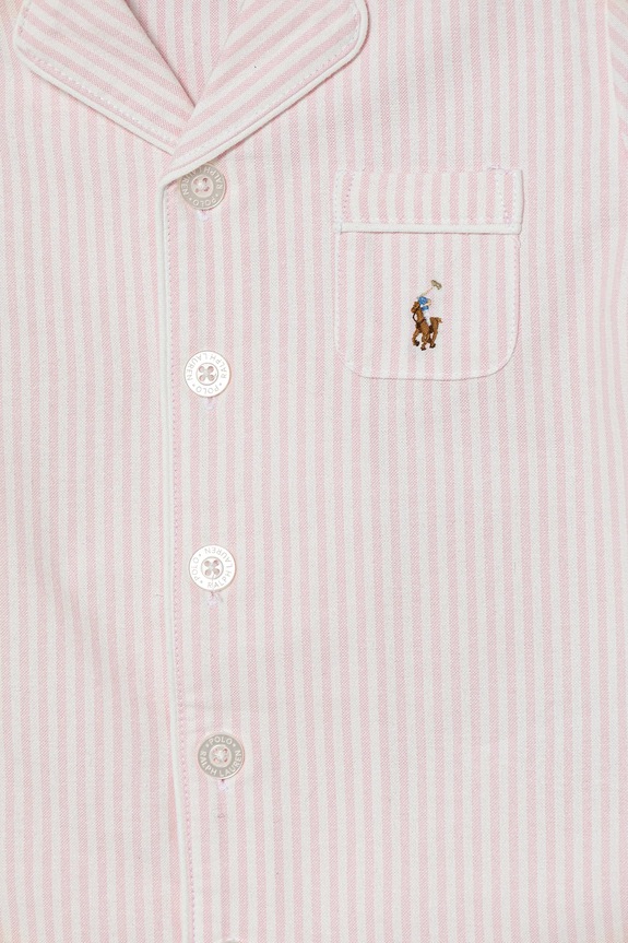 Polo Ralph Lauren piżama bawełniana dziecięca 2-pack różowy 3P0198