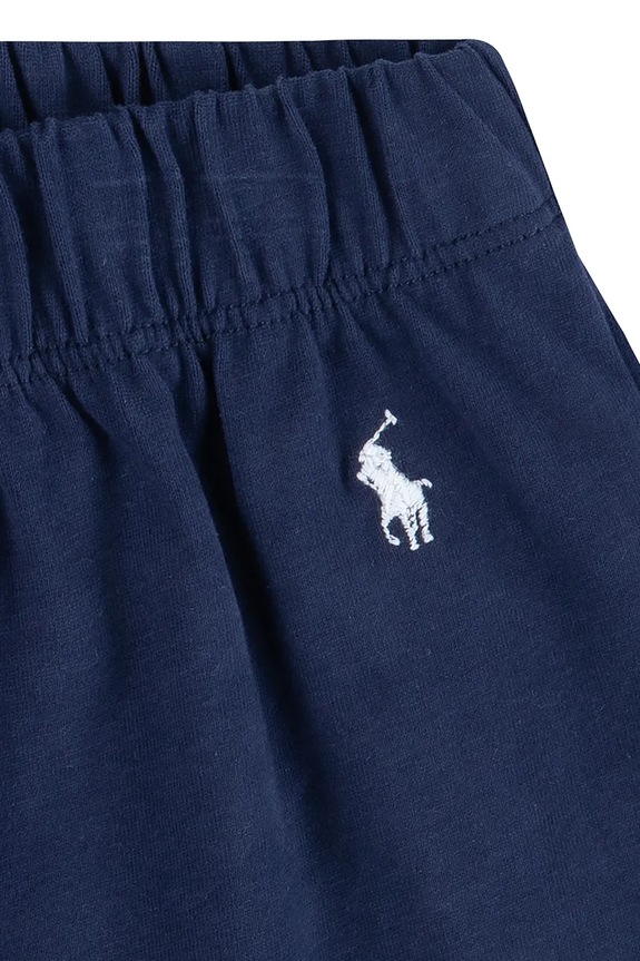 Dječja pamučna pidžama Polo Ralph Lauren 3P0241 mornarsko plava