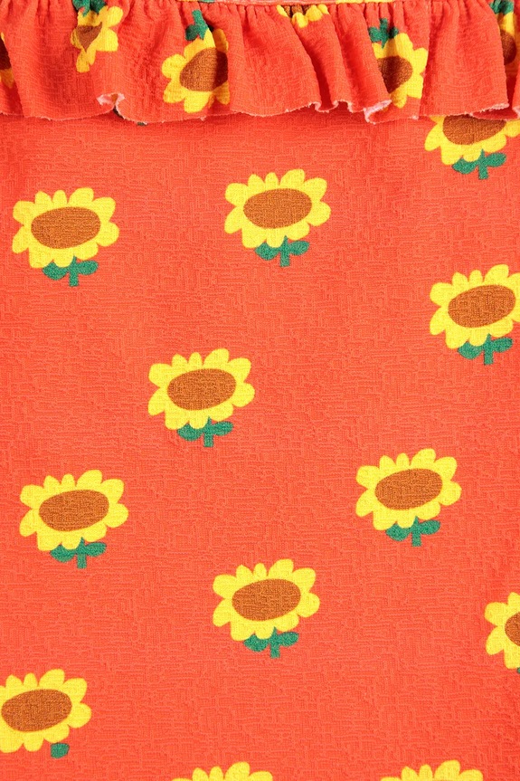 Bobo Choses egyrészes gyerek fürdőruha Sunflower narancssárga 125AC114