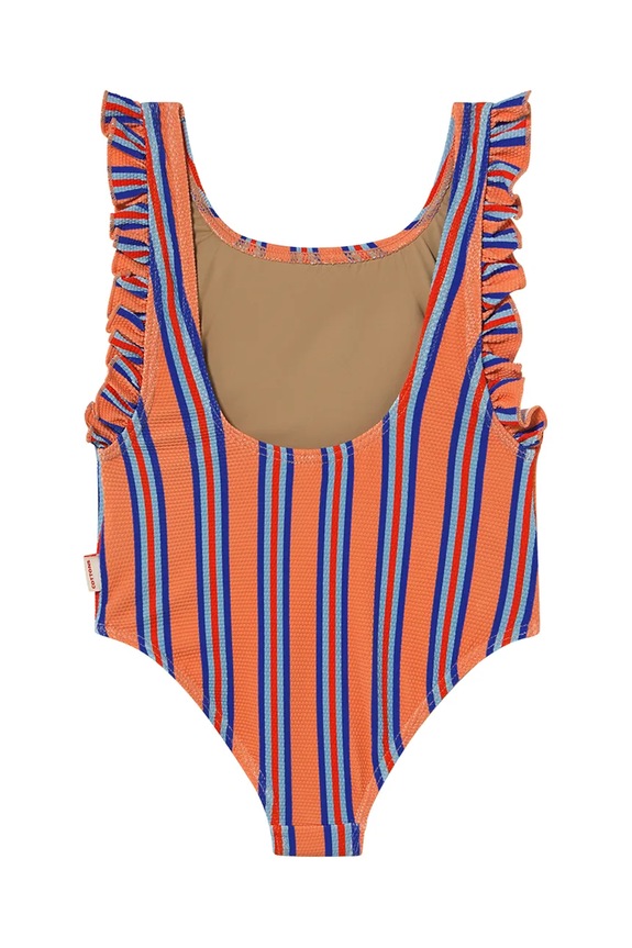 Tinycottons costume intero bambino/a STRIPES SWIMSUIT SS25.277 arancione SS25