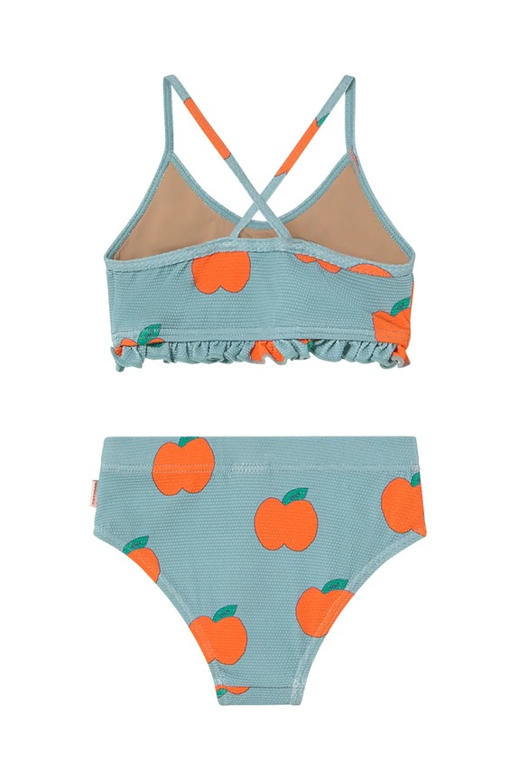 Djevojčice Dječji dvodijelni kupaći kostim Tinycottons APPLES SWIM SET SS25.282 plava