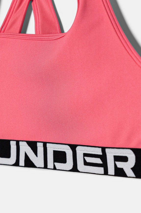 Dziewczynka Under Armour biustonosz dziecięcy Crossback Bra 1390066 różowy