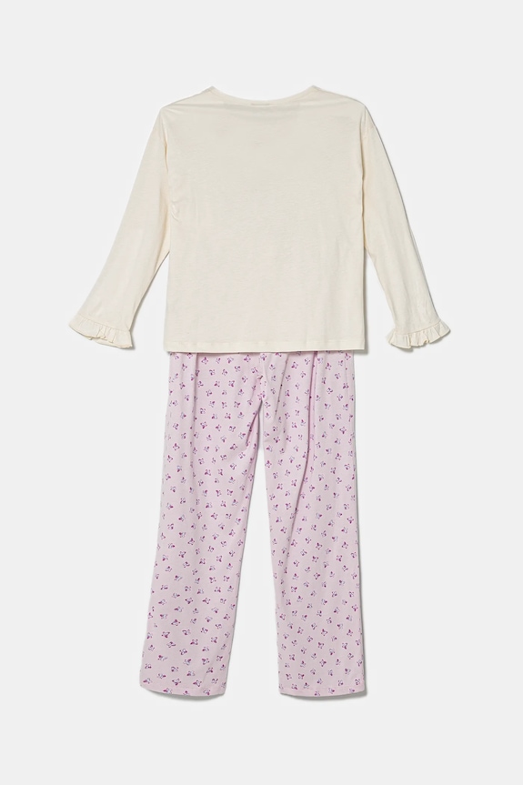 Παιδική πιτζάμα United Colors of Benetton 3Y5E0P08B.G.Seasonal μπεζ SS25