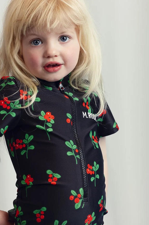 Mini Rodini costume intero bambino/a Lingonberries 2528010299 nero