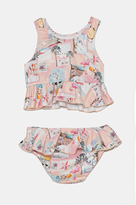 Kupaći kostim za bebe Jamiks BLAMY komplet narančasta BLAMY.Stroj.ka.JLH097.G