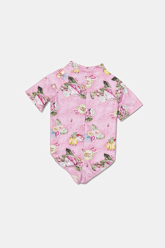 Jamiks costum de baie dintr-o bucată pentru bebeluși SUMMY SUMMY.Kom.plaz.JLH090.G roz SS25