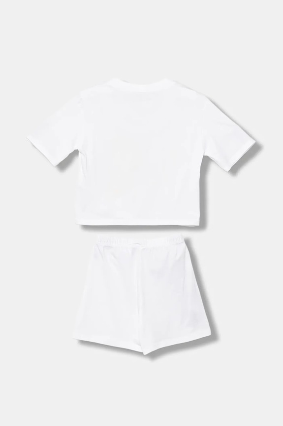Otroška bombažna pižama United Colors of Benetton 30960P08S.G.Seasonal bela SS25