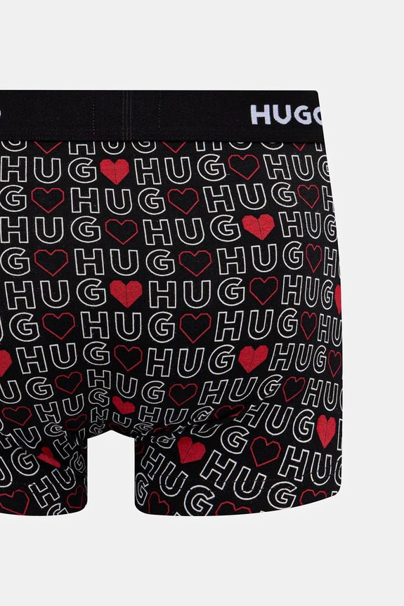 HUGO boxerky pánske bavlnené s elastanom TRIPLET DESIGN 3-pak 50532550